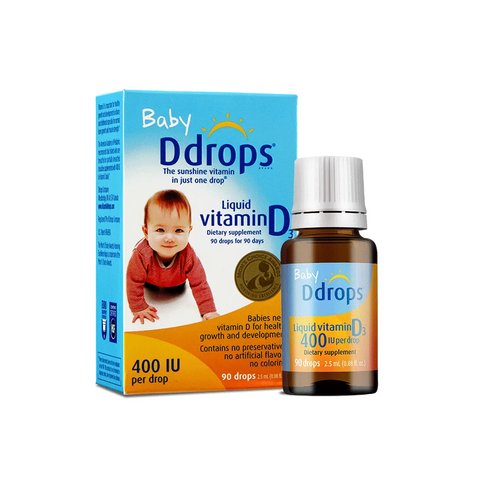 Baby Ddrops vitamin D3 nhỏ giọt nội địa Canada