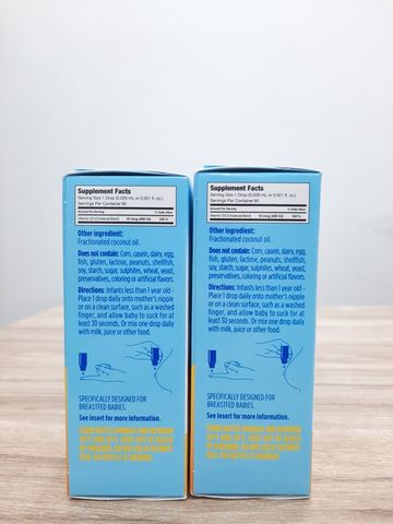 Baby Ddrops vitamin D3 nhỏ giọt nội địa Canada