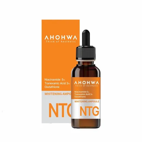 Tinh chất  Ahohwa Whitening Ampoule NTG giúp dưỡng trắng mờ thâm nám