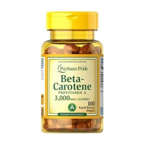Viên Uống Vitamin A Beta Carotene 3000mcg (10.000IU) 100 viên