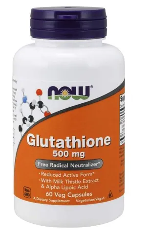 Viên Uống Glutathione Now 500 mg Của Mỹ Hỗ Trợ Trắng Da Toàn Diện