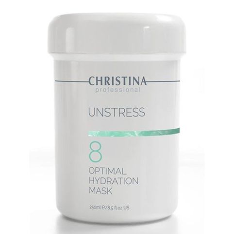 Mặt Nạ Dưỡng Ẩm Christina Unstress 8 Optimal Hydration Mask - Phục Hồi Da, Cung Cấp Độ Ẩm, Chống Lão Hóa 250ml