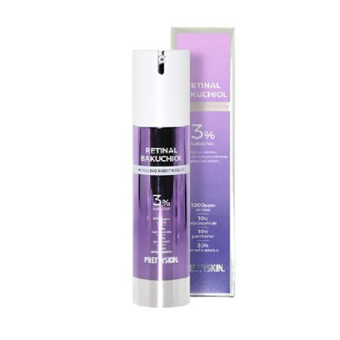 Kem Dưỡng Đêm Pretty Skin Retinal Bakuchiol A-Mazing Night Cream - Làm Sáng Da, Chống Lão Hóa, Cung Cấp Độ Ẩm, Chiết Xuất Thiên Nhiên