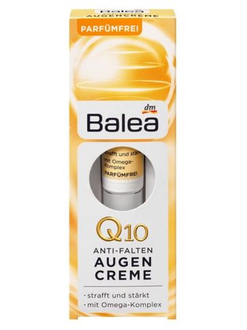 Kem Dưỡng Mắt Balea Q10 Chống Nhăn, Thâm Quầng Bọng Mắt 15m. Đức
