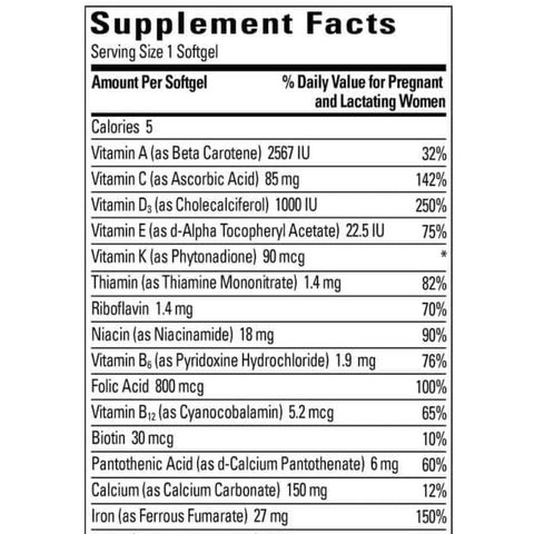 Vitamin bầu Prenatal Multi + DHA Nature Made 150 viên Của Mỹ