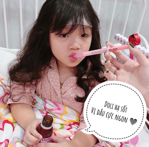 Siro hạ sốt cho bé nội địa Pháp - Doliprane