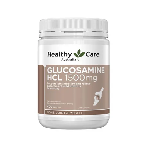 Viên hỗ trợ xương khớp Glucosamine 1500mg lọ 400 viên - Healthy Care