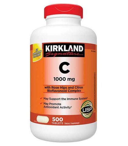 Vitamin C Kirkland - Vitamin C 500mg - 1000mg - 500viên Mỹ