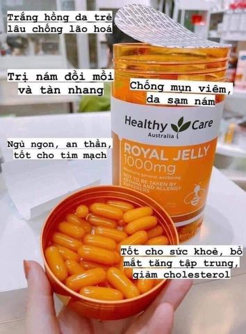 Sữa Ong Chúa Royal Jelly 1000mg Úc Lọ 365 Viên - Bổ Sung Dinh Dưỡng, Tăng Cường Sức Khỏe, Trẻ Hoá Làn Da