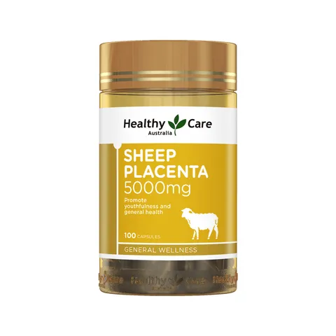 Nhau thai cừu Sheep Placenta 5000mg lọ 100 viên - Healthy Care