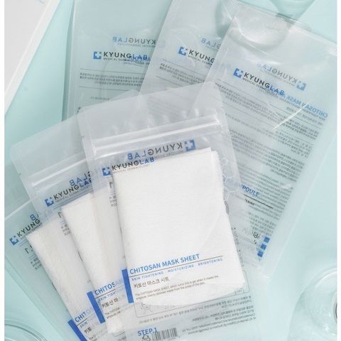 Mặt Nạ Chitosan KyungLab - Dưỡng Trắng Và Trẻ Hoá Da, Thúc Đẩy Collagen, 3 Miếng, Xuất Xứ Hàn Quốc