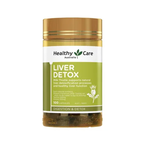 Hỗ trợ thải độc gan Liver Detox lọ 100 viên - Healthy Care