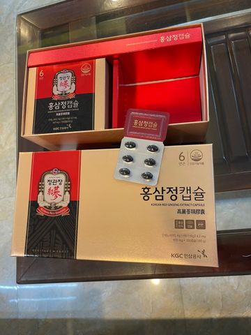 Viên Hồng Sâm KGC Korean Red Ginseng Extract Capsule Gold 300 Viên - Bồi Bổ Sức Khỏe, Giảm Stress, Tăng Cường Miễn Dịch