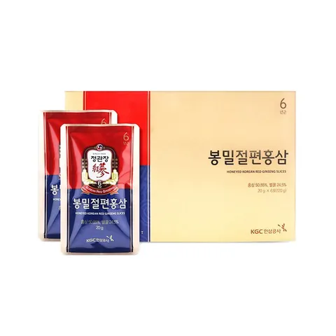 Hồng sâm thái lát tẩm mật ong KGC Honeyed Korean Red Ginseng Slice
