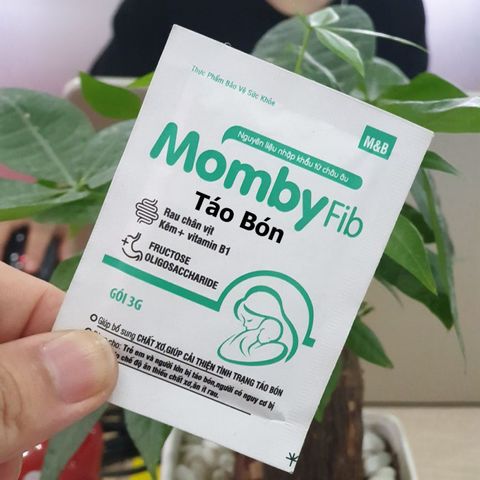 Cốm vi sinh Momby Fib Xanh Giúp Bé Ăn Ngon, Nhuận Tràng