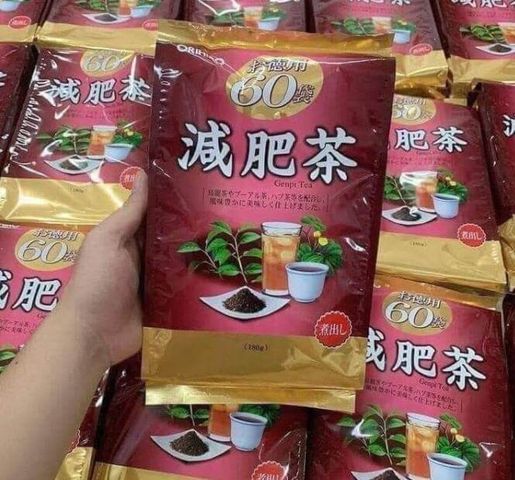 Trà Giảm Mỡ Bụng Genpi Orihiro 60 Gói - Thảo Mộc Tự Nhiên Hỗ Trợ Giảm Cân và Thanh Lọc Cơ Thể Nhật Bản