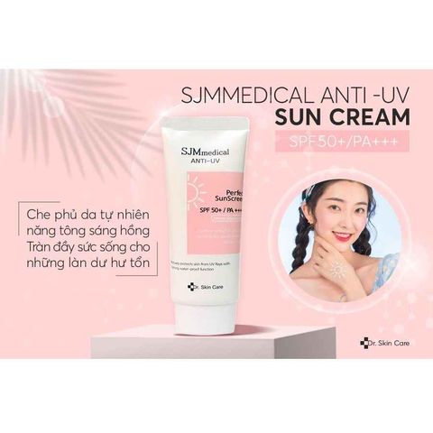 Kem Chống Nắng SJM Solution Medical Hàn Quốc SPF 50+/PA++++ - Dưỡng Da, Chống Nắng Tối Ưu, Lớp Finish Đẹp, Bảo Vệ Da khỏi UVA/UVB