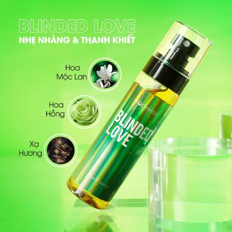 Body Mist Blinded Love Xịt Thơm Toàn Thân 6 Giờ Bodymiss 105ml (Chai)