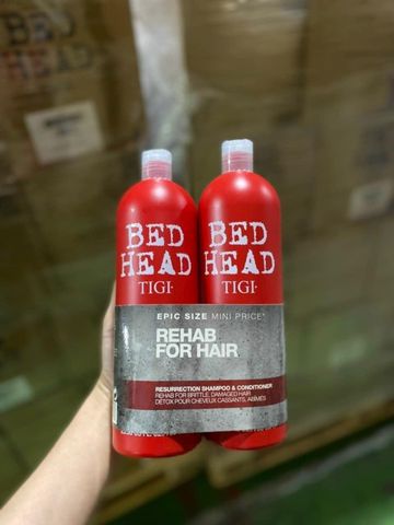 Cặp gội xả Tigi Bed Head đỏ siêu suôn mượt