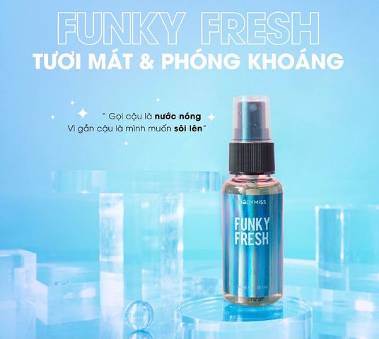 Body Mist Funky Fresh Xịt Thơm Toàn Thân 6 Giờ Bodymiss