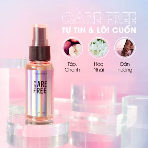 Body Mist Care Free Xịt Thơm Toàn Thân 6 Giờ Bodymiss