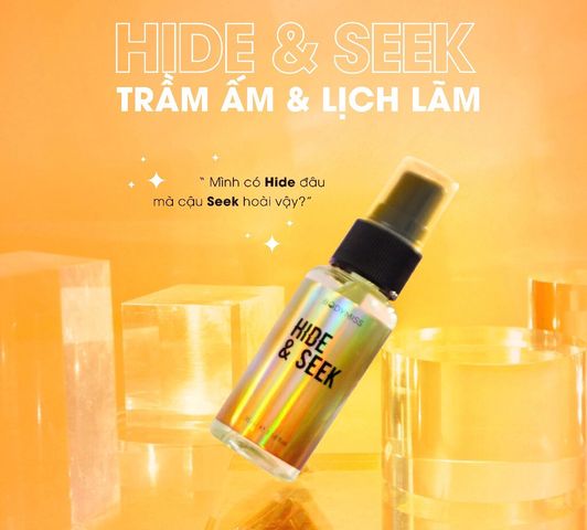 Body Mist Hide & Seek Xịt Thơm Toàn Thân 6 Giờ Bodymiss