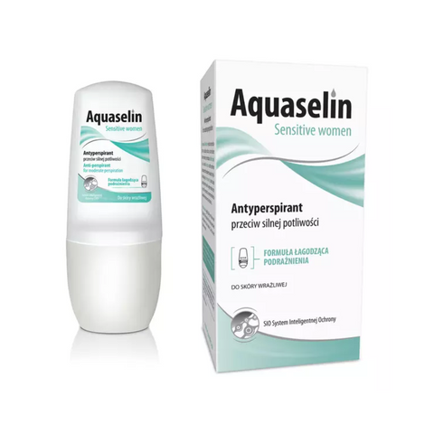 Lăn Khử Mùi Aquaselin Châu Âu 50ml - Hiệu Quả Ngăn Mồ Hôi 72 Giờ Dùng Cho Nam Nữ, Sản Phẩm Từ Ba Lan