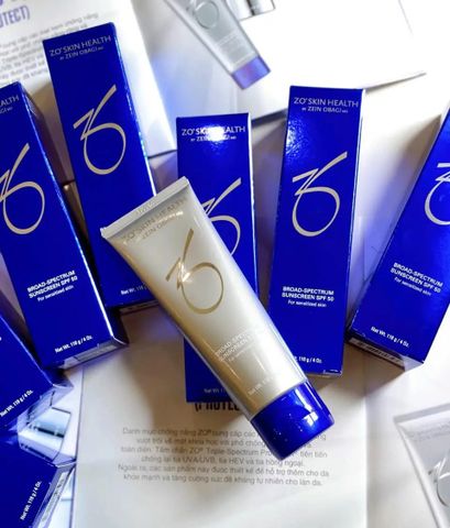 Kem Chống Nắng Zo Skin Health SPF50 - Bảo Vệ Da Nhạy Cảm Toàn Diện, Chống UVA/UVB, Thẩm Thấu Nhanh, Dưỡng Ẩm