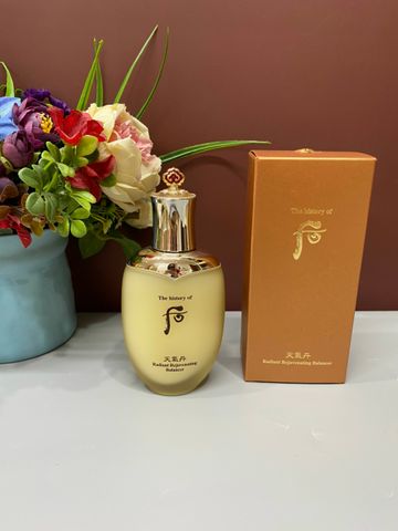 Nước Hoa Hồng Tái Sinh Da Whoo Radiant Rejuvenating Balancer 150ml - Dưỡng ẩm, Làm sáng và Cải thiện Da Khô, Chống Lão Hóa