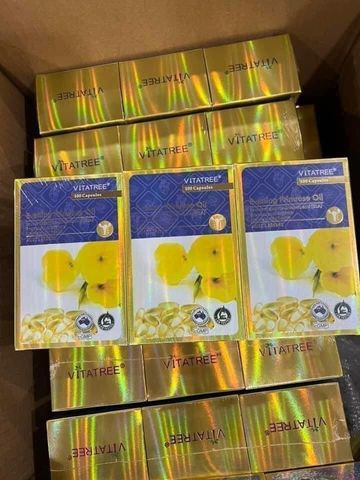 Tinh Dầu Hoa Anh Thảo Úc Vitatree 100 Viên - Hỗ Trợ Giảm Đau Kinh Nguyệt, Cân Bằng Hormone Nữ, Sức Khỏe Tổng Quát