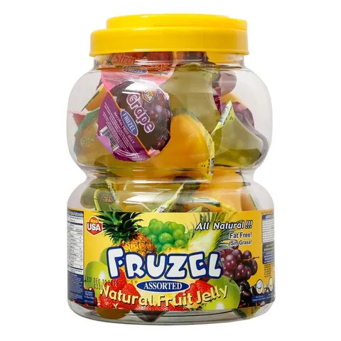 Thạch rau câu hương trái cây Fruzel Mỹ - Hộp 1,45kg