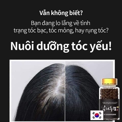 Viên uống Hà Thủ Ô Rootonix giúp giảm bạc tóc  (100g X 3 Hộp)