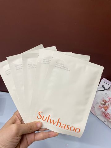 Combo 5 Mặt Nạ Giấy Cấp Ẩm Sulwhasoo First Care Mask - Tinh Chất Dưỡng Ẩm Đem Đến Làn Da Rạng Rỡ, Khỏe Mạnh