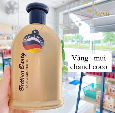 Sữa Tắm Nước Hoa Bettina Barty 500ml - Hương Gợi Cảm, Dưỡng Ẩm, Phù Hợp Cho Mọi Loại Da - Sản Phẩm Cao Cấp Từ Đức