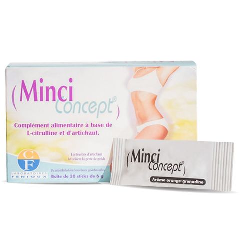 Trà giảm cân Minci Concept của Pháp - 30 gói hỗ trợ đốt mỡ, duy trì vóc dáng cân đối và săn chắc da.