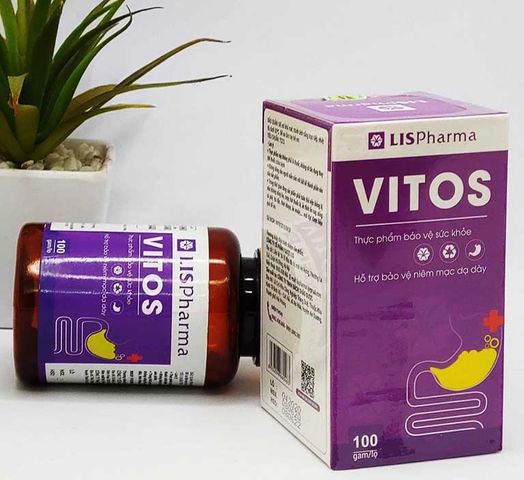 Vitos Viên Uống Hỗ Trợ Cải Thiện Trào Ngược Dạ Dày (Hộp 100g)