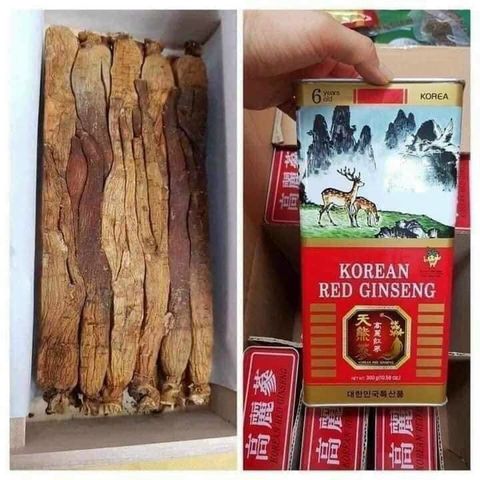 Hồng Sâm Khô Nguyên Củ Hàn Quốc 150g - Sản Phẩm Từ Thiên Nhiên Giúp Bổ Dưỡng, Tăng Cường Sức Khỏe, Giảm Căng Thẳng