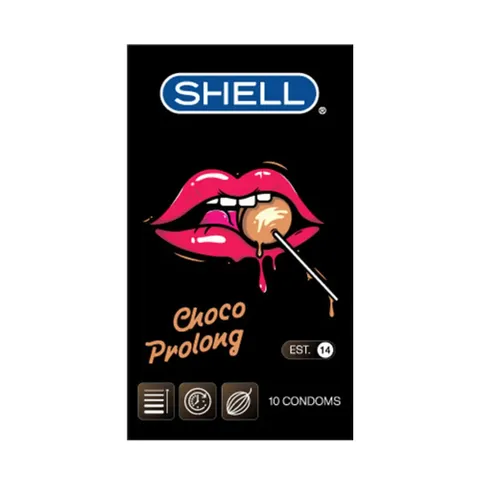 Bao cao su Shell Choco Prolong Kéo dài thời gian vị chocolate