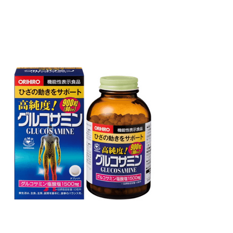 Viên uống hỗ trợ xương khớp Glucosamine Orihiro 1500mg - 900 viên Nhật Bản, cải thiện sức khỏe khớp và vận động hiệu quả.