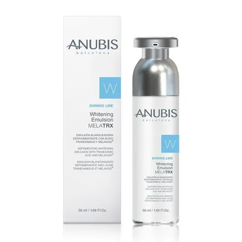 Nhũ Tương Anubis Whitening Emulsion Melatrx 50ml - Dưỡng Trắng Da, Làm Sạch Nám, Tàn Nhang Hiệu Quả từ Tây Ban Nha