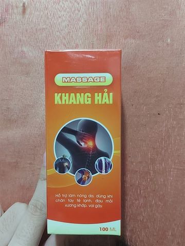 Dầu Xoa Bóp Khớp Khang Hải Giúp Giảm Nhanh Cơn Đau Xương Khớp