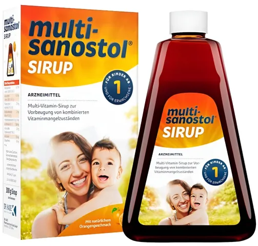 Siro vitamin tổng hợp Sanostol 1 cho bé từ 1 tuổi Chính Hãng