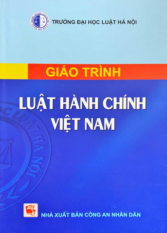 Sách Giáo Trình Luật Hành Chính Việt Nam Bản Mới