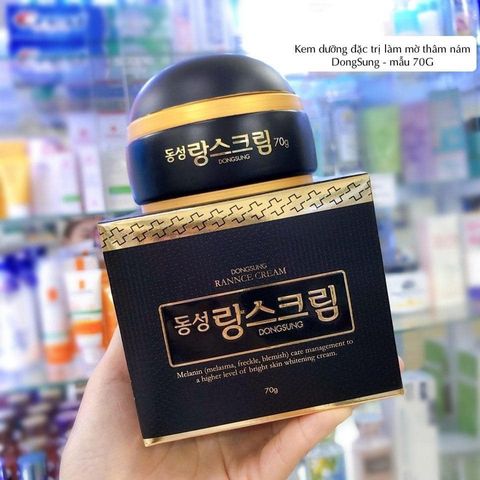 Kem Dongsung Rannce 70ml - Kem Trị Nám và Dưỡng Trắng Da An Toàn, Thích Hợp Mọi Loại Da, Giúp Làm Đều Màu Da Và Ngăn Nám