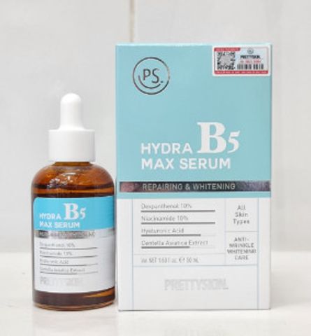 Serum Dưỡng Da Pretty Skin Hydra B5 - Phục Hồi và Làn Da Trắng Sáng Từ Hàn Quốc, Dung Tích 50ml