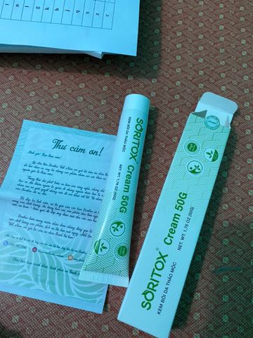 Kem Soritox 50GR Dưỡng Ẩm Da, Phục Hồi Vảy Nến Từ Thiên Nhiên - Kem Chăm Sóc Da Khô, Giảm Ngứa, Đỏ, Bong Tróc
