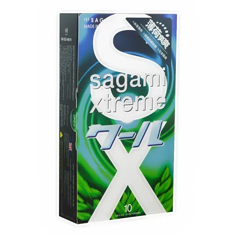 Bao Cao Su Hương Bạc Hà Sagami Xtreme Spearmint 10S - Nhật Bản