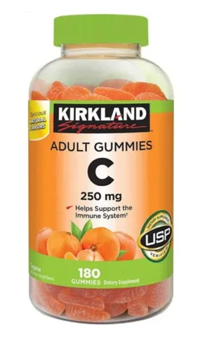 [Mỹ] Kẹo C  Adults Gummies Kirkland 250mg,180 viên