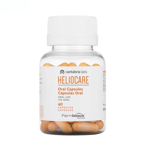 Viên Uống Chống Nắng Heliocare Oral Capsules 60 Viên - Bảo Vệ Da Tối Ưu, Ngăn Ngừa Lão Hóa và Tăng Cường Sắc Tố Da