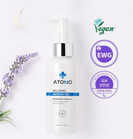 Dầu massage thuần chay cho bé Atono2 Relaxing Aroma oil 150ml